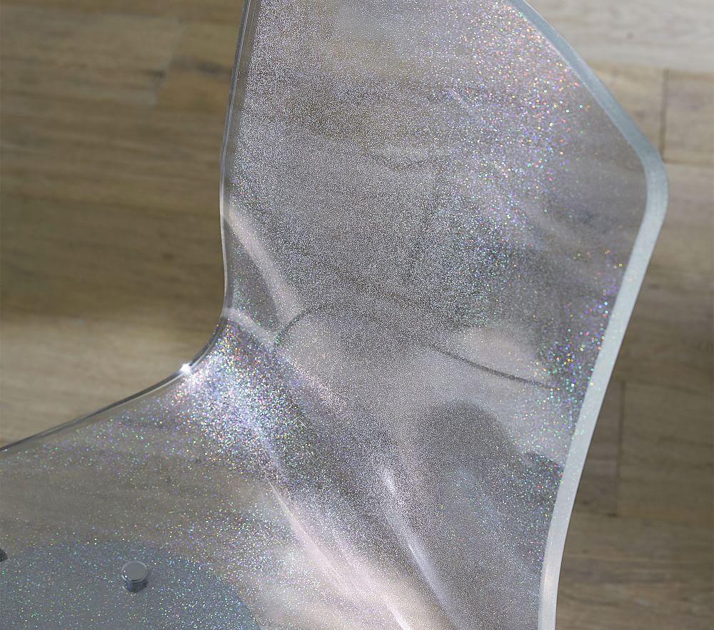 Glitter acrylic chair deals